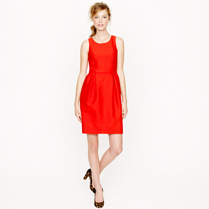 red j crew dress