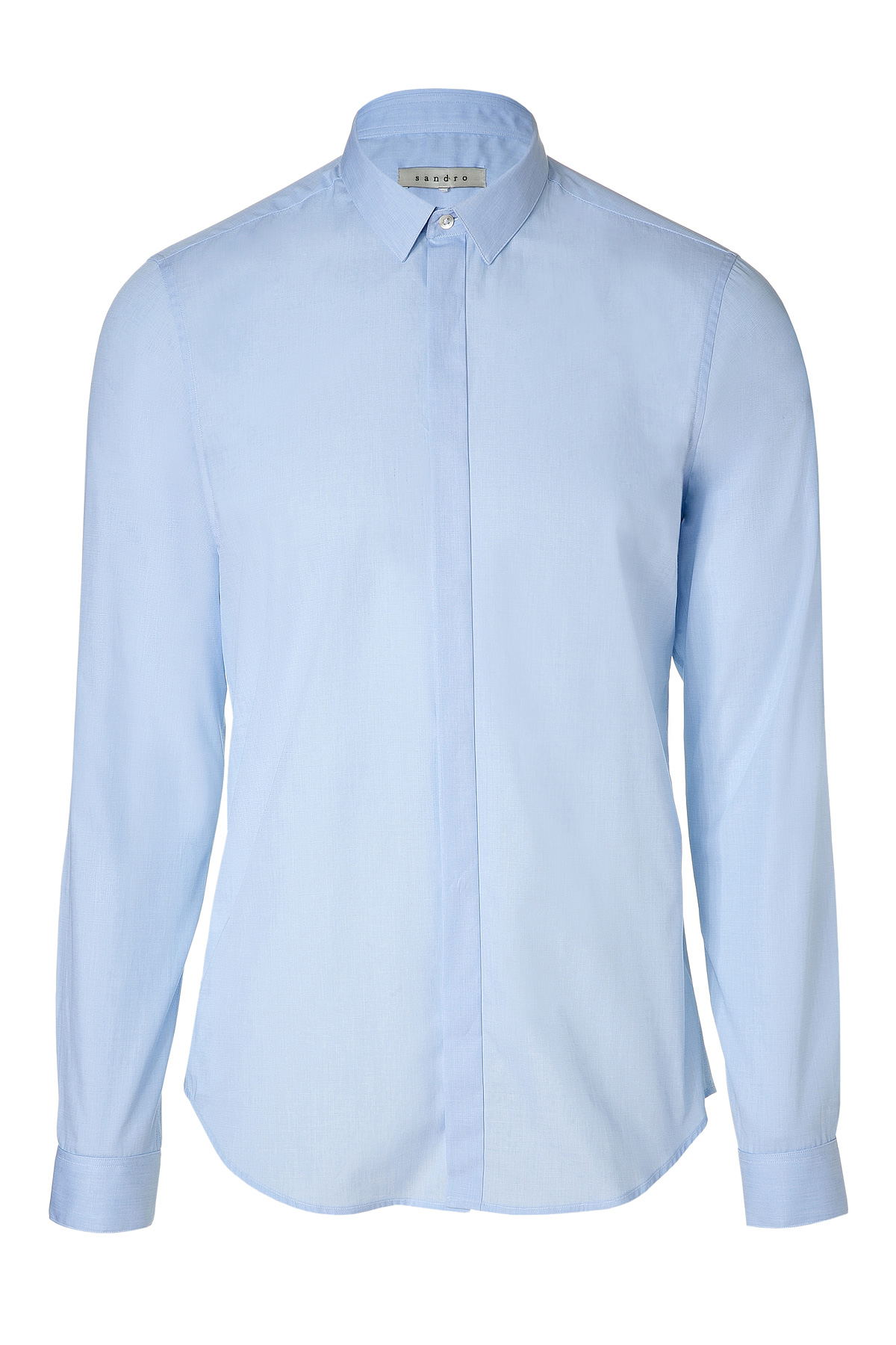 Sandro Light Blue Shirt in Blue for Men | Lyst