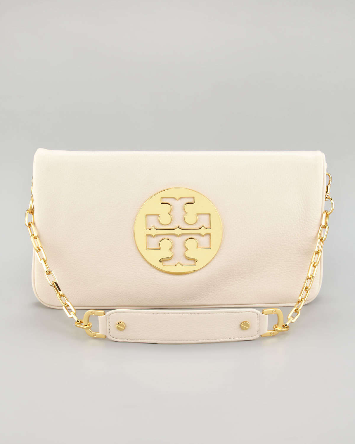 tory burch white clutch