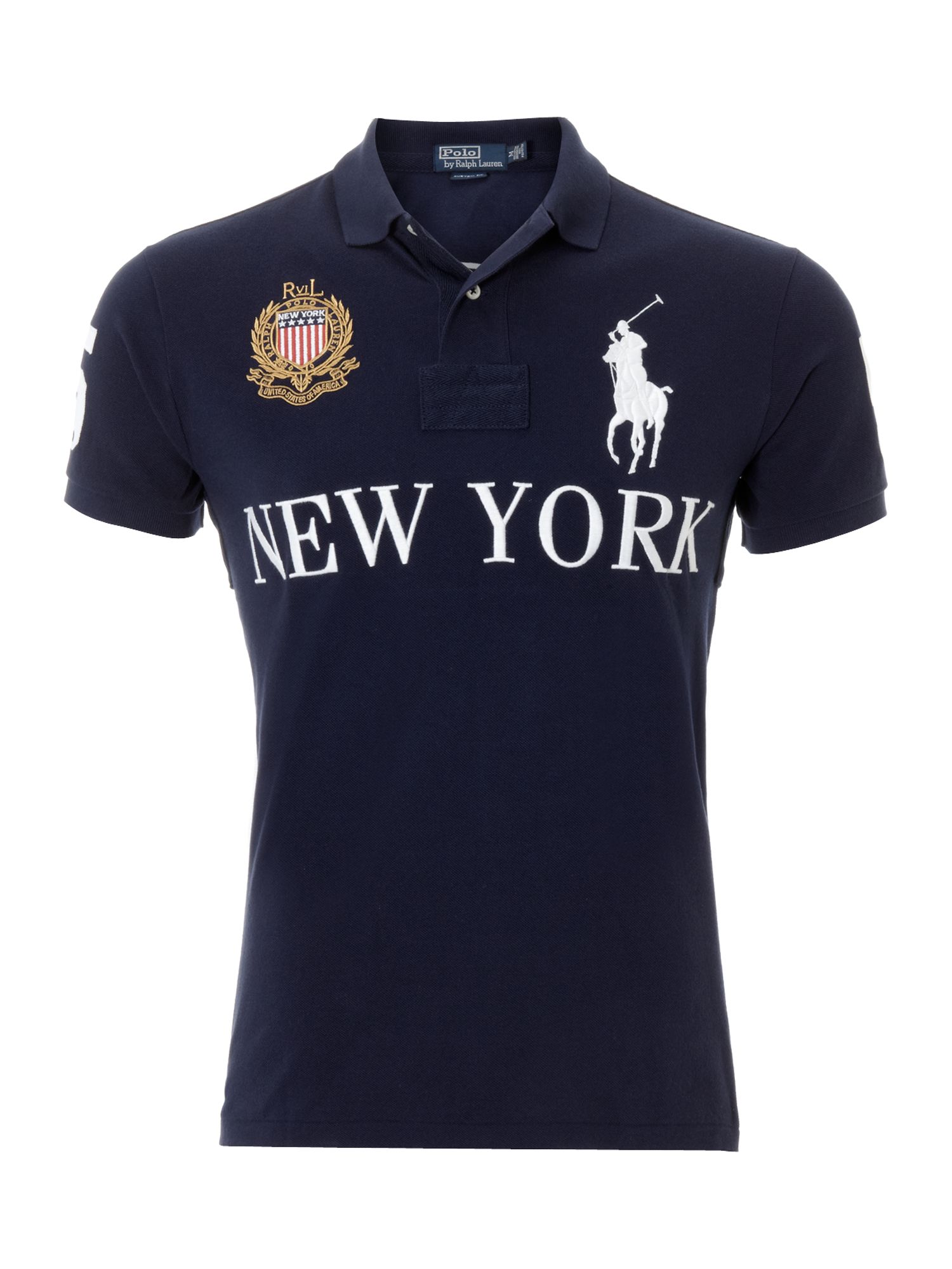 Polo Ralph Lauren New York Polo Shirt in Blue for Men (navy) | Lyst