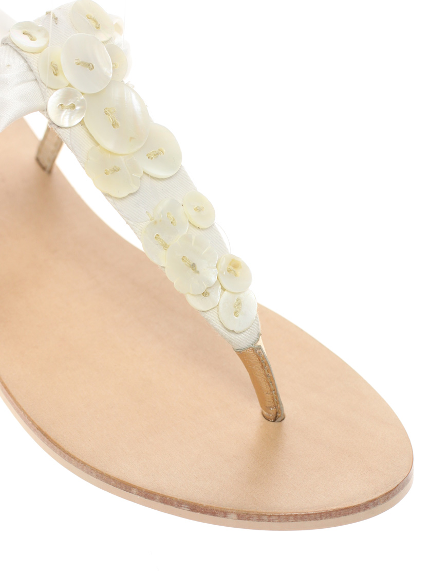 flat sandals with ribbon ties