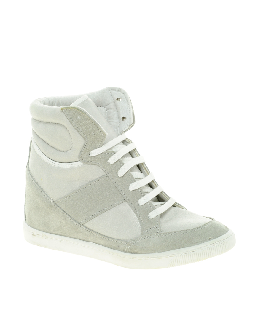 wedge hi top trainers