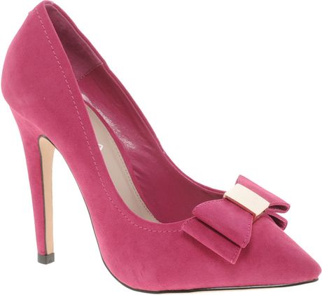 Carvela Kurt Geiger Annabelle Pointed Bow Court Shoes in Pink | Lyst