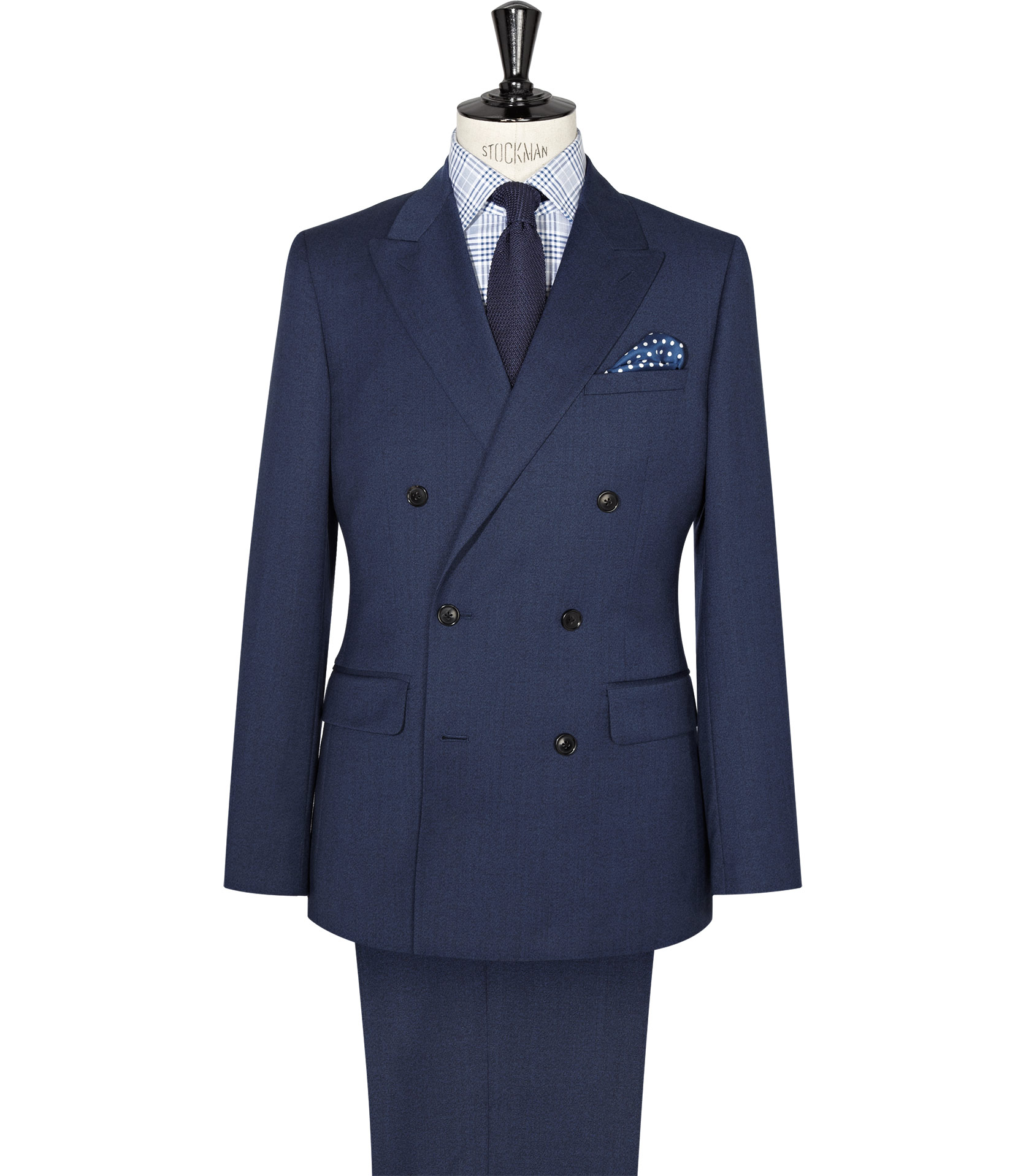 Reiss Scotsdale Double Breasted Suit in Blue for Men - Lyst