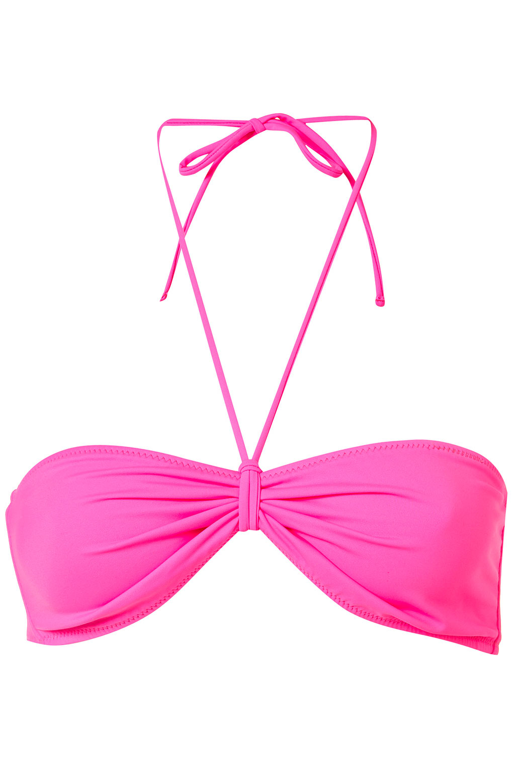 Bandeau Bikini Top in Pink Lyst