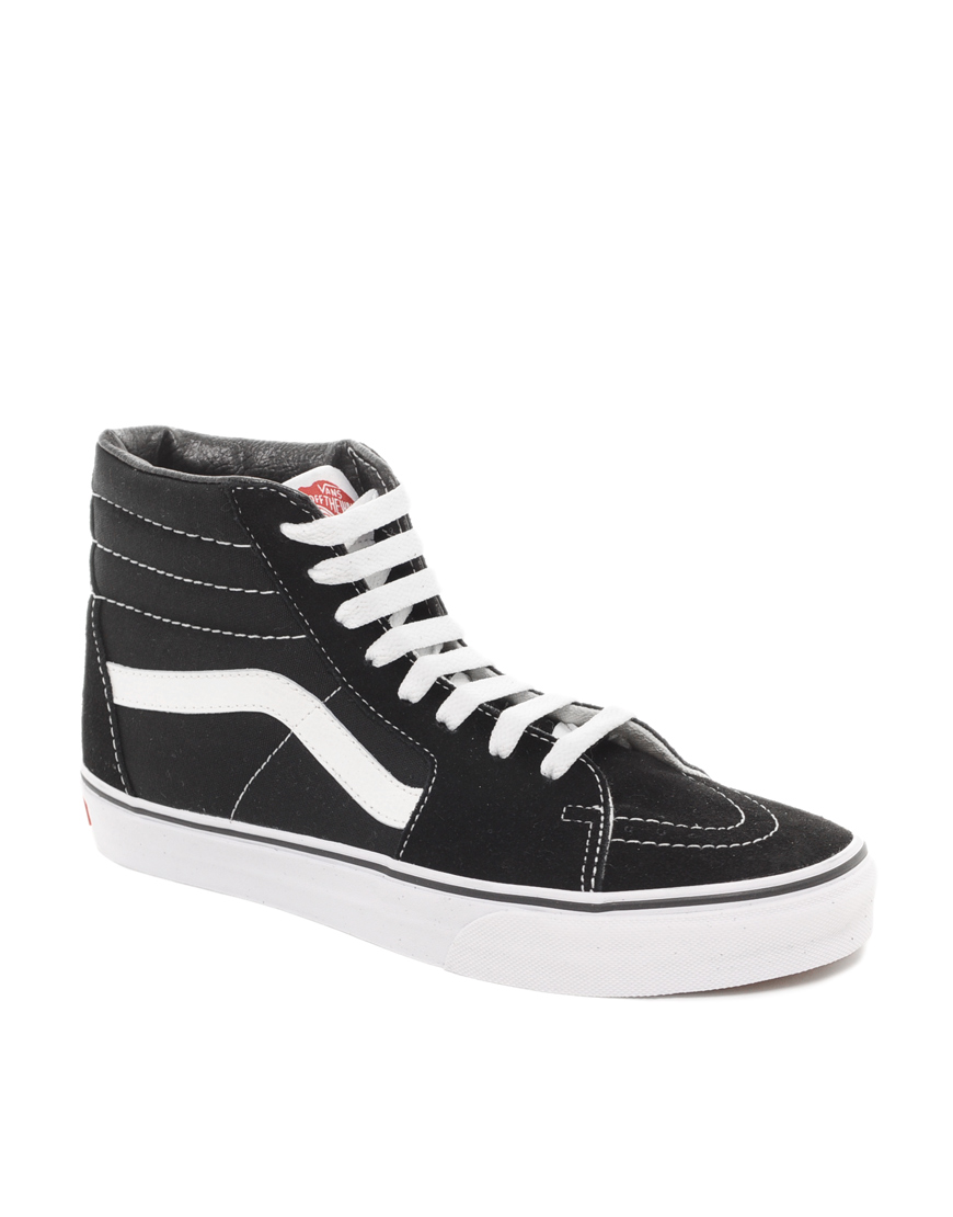 vans old skool black high tops