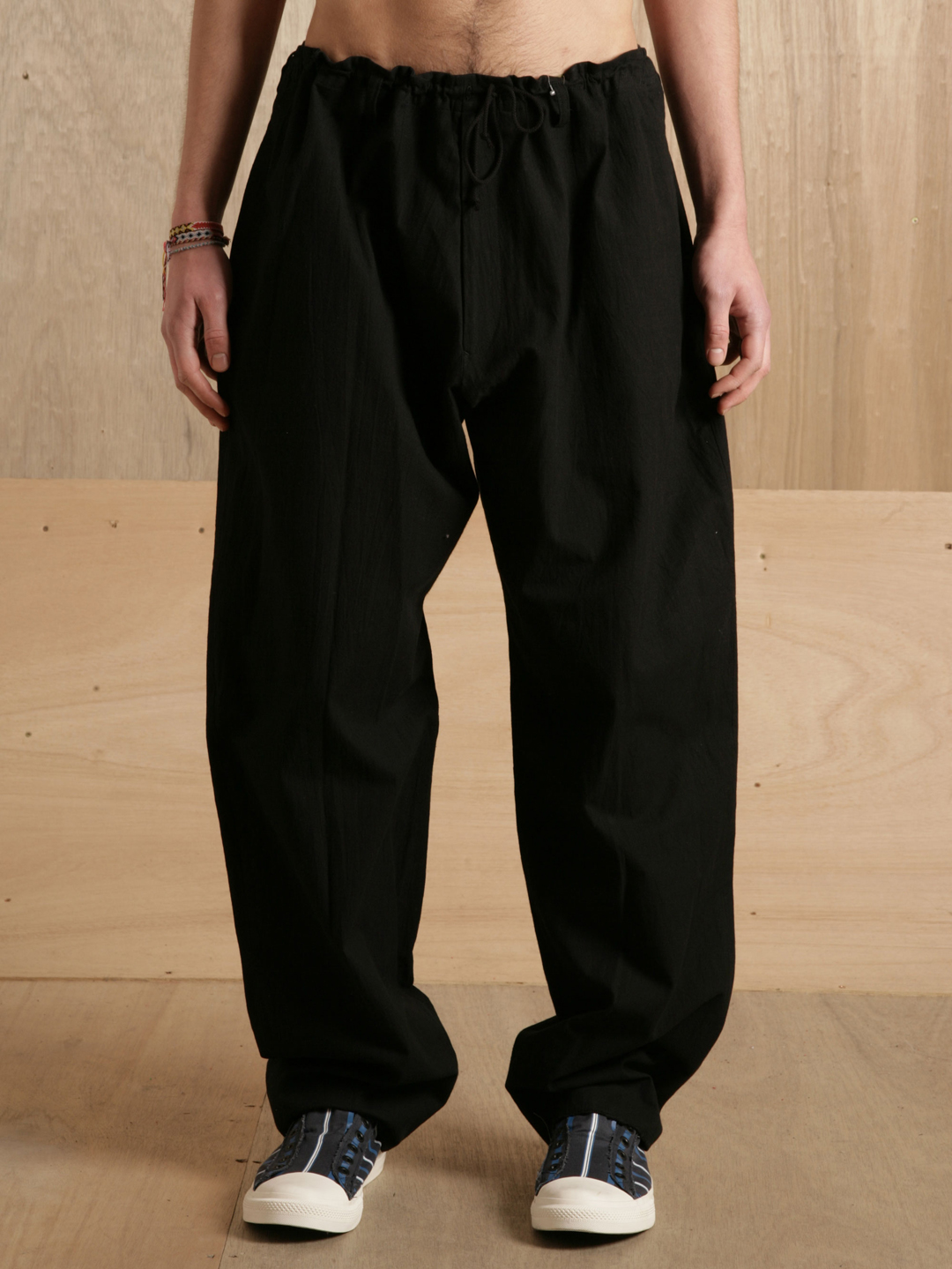 Yohji Yamamoto Yohji Yamamoto Mens Side Elastic String Pants in Black for  Men - Lyst