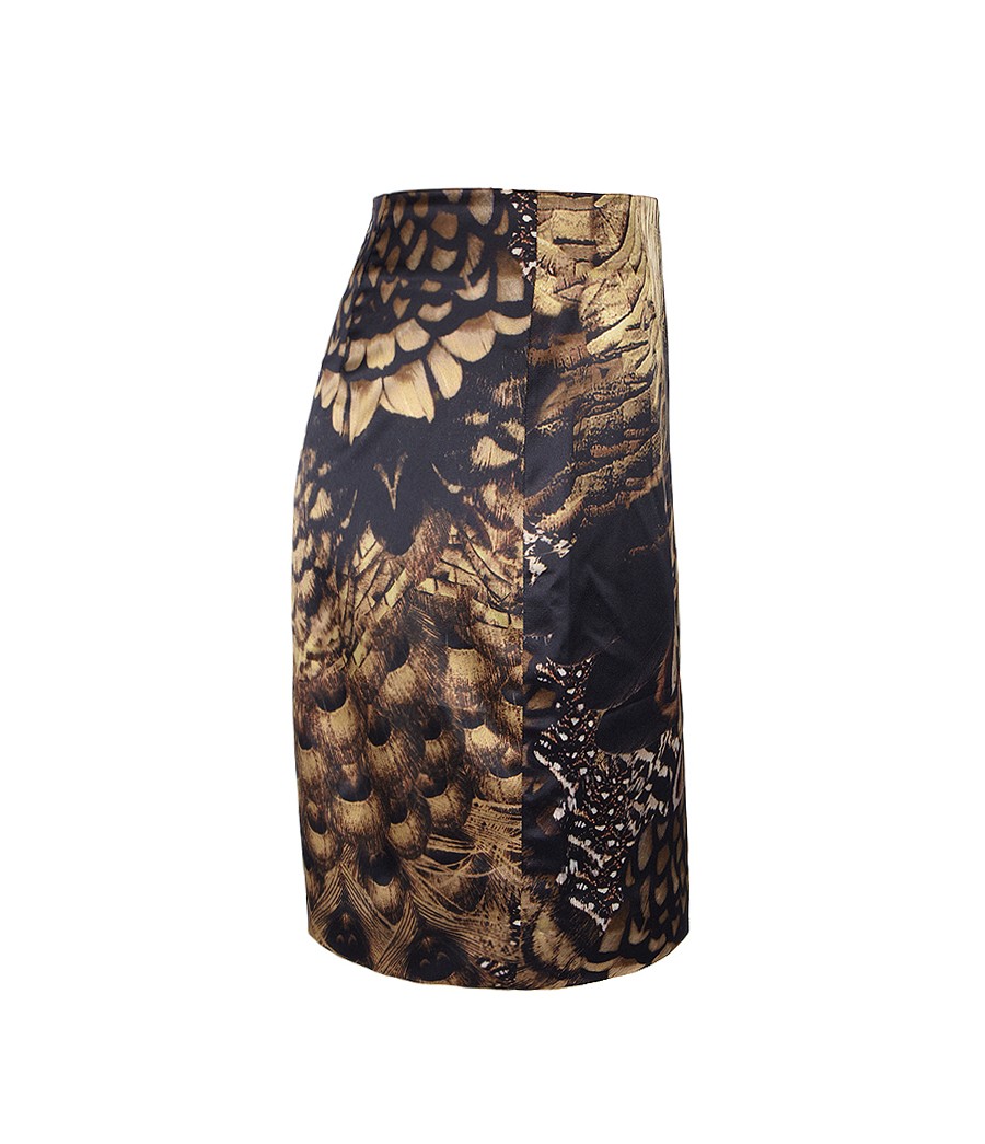 AllSaints Paradise Skirt in Amber (Black) - Lyst