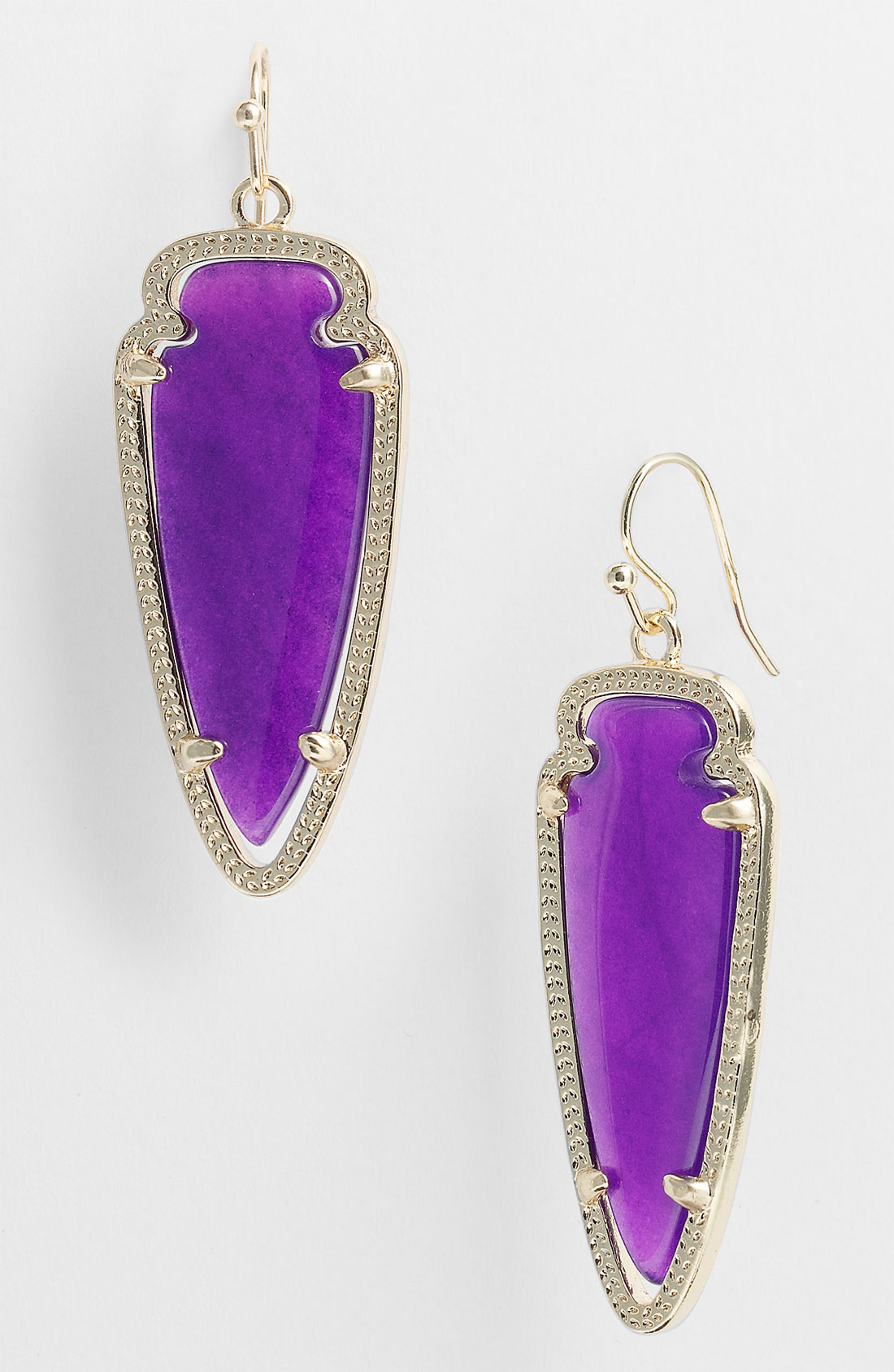 Kendra Scott Sky Spear Statement Earrings in Purple (purple onyx) Lyst
