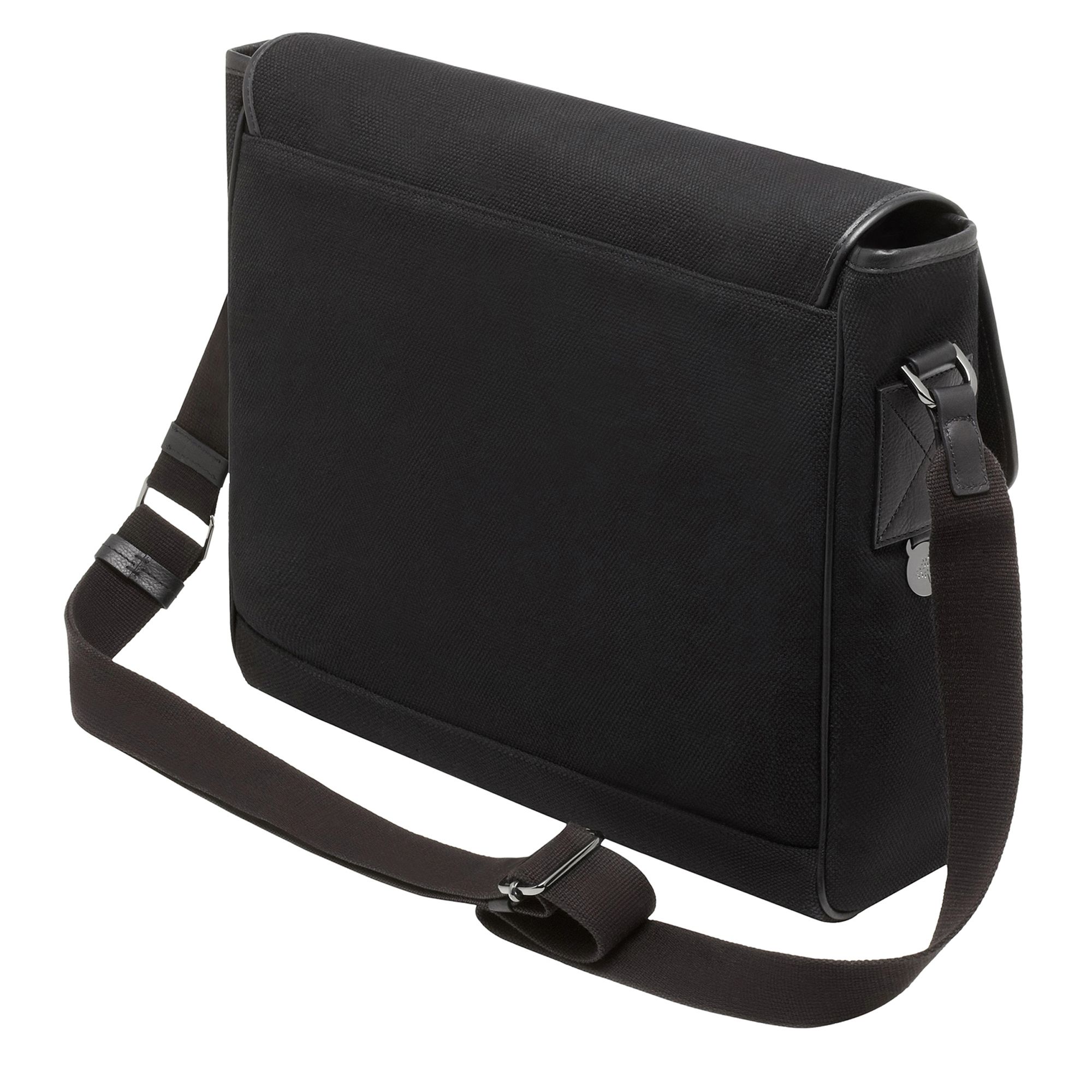 Mulberry Brynmore Canvas Messenger Bag in Black for Men - Lyst