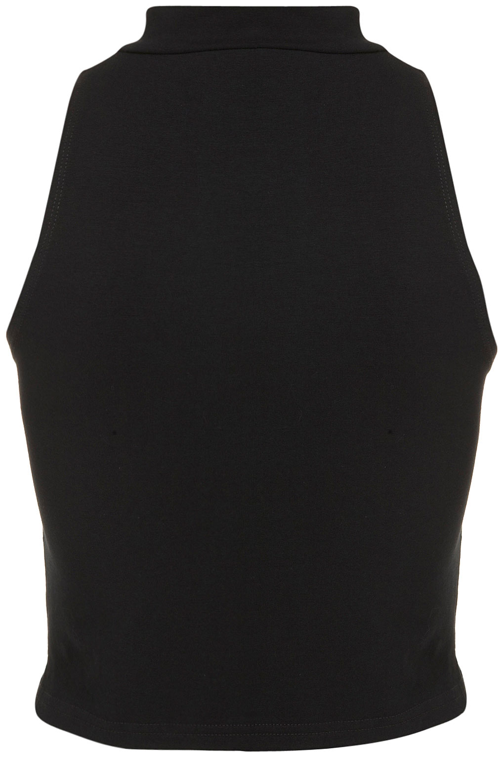 black polo crop top