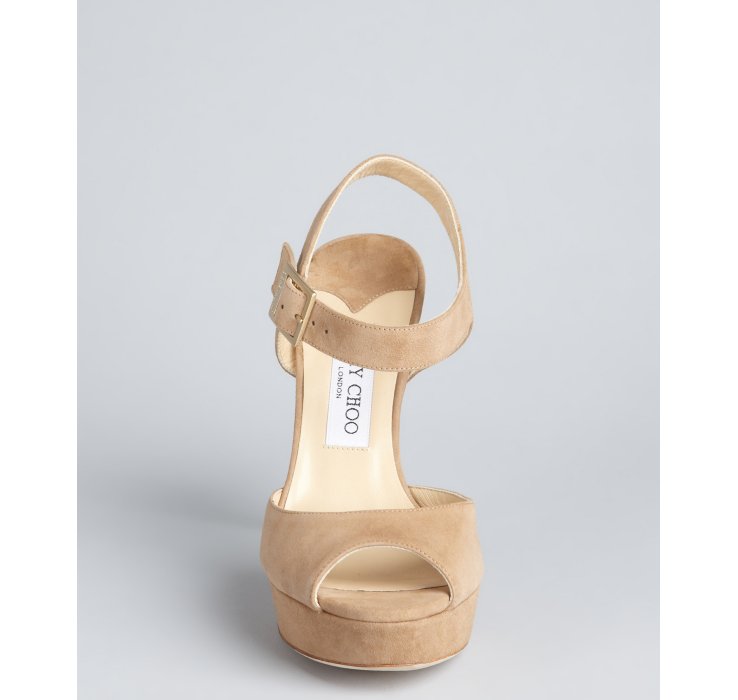 jimmy choo nude platform