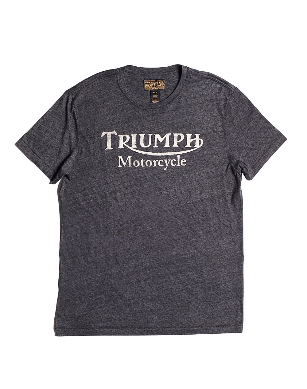 Lucky Brand Triumph Motorcycle T-shirt in Gray for Men - Lyst