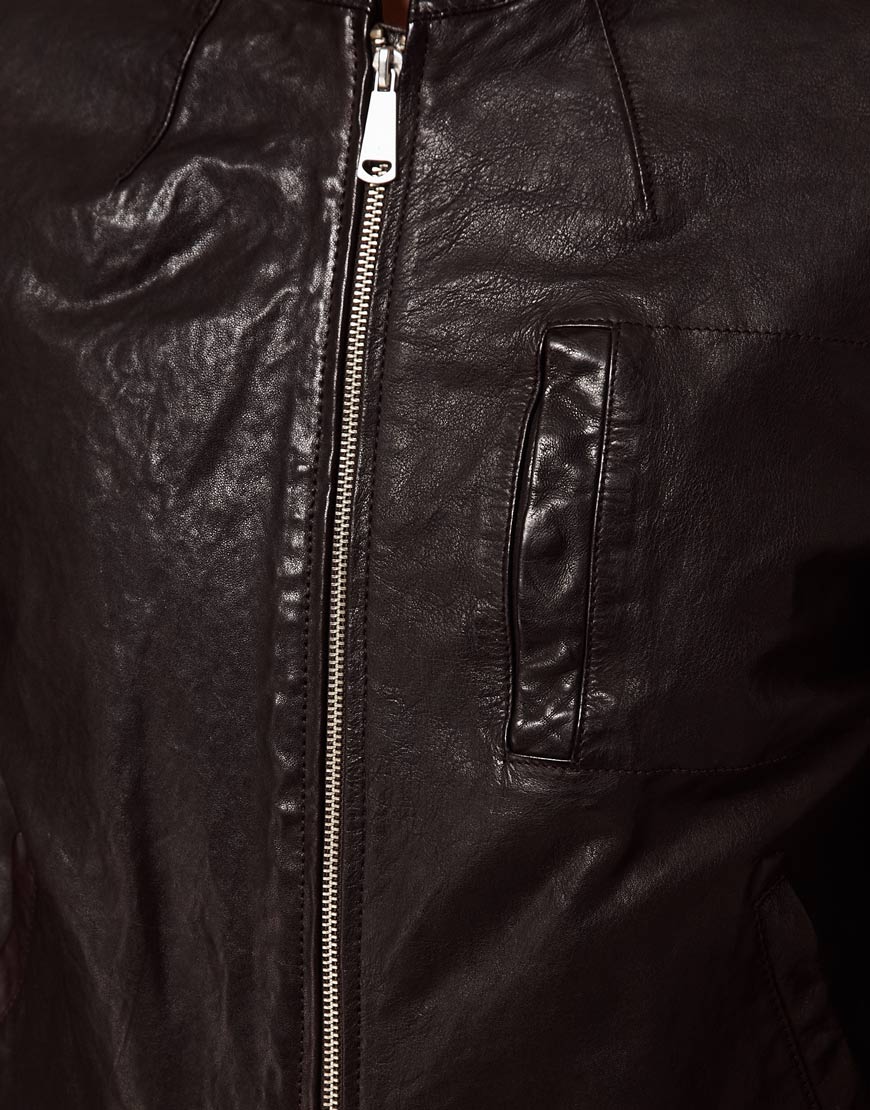 ben sherman leather jacket