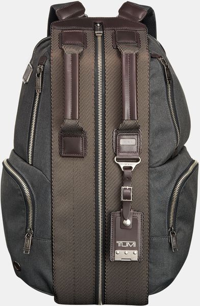 Tumi Alpha Bravo Travis Backpack in Brown for Men (anthracite/ brown ...