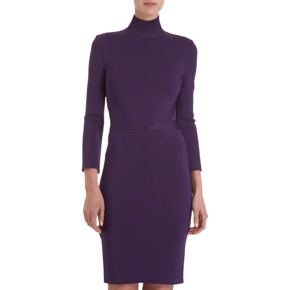 Givenchy Knit Sheath Dress in Purple (violet) | Lyst