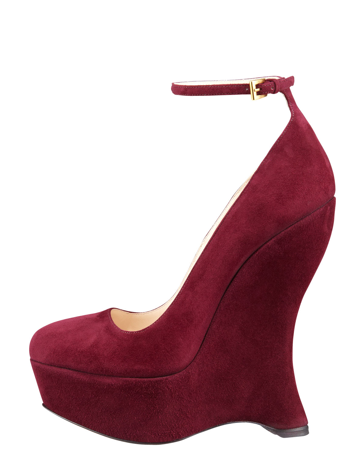 prada wedge pumps