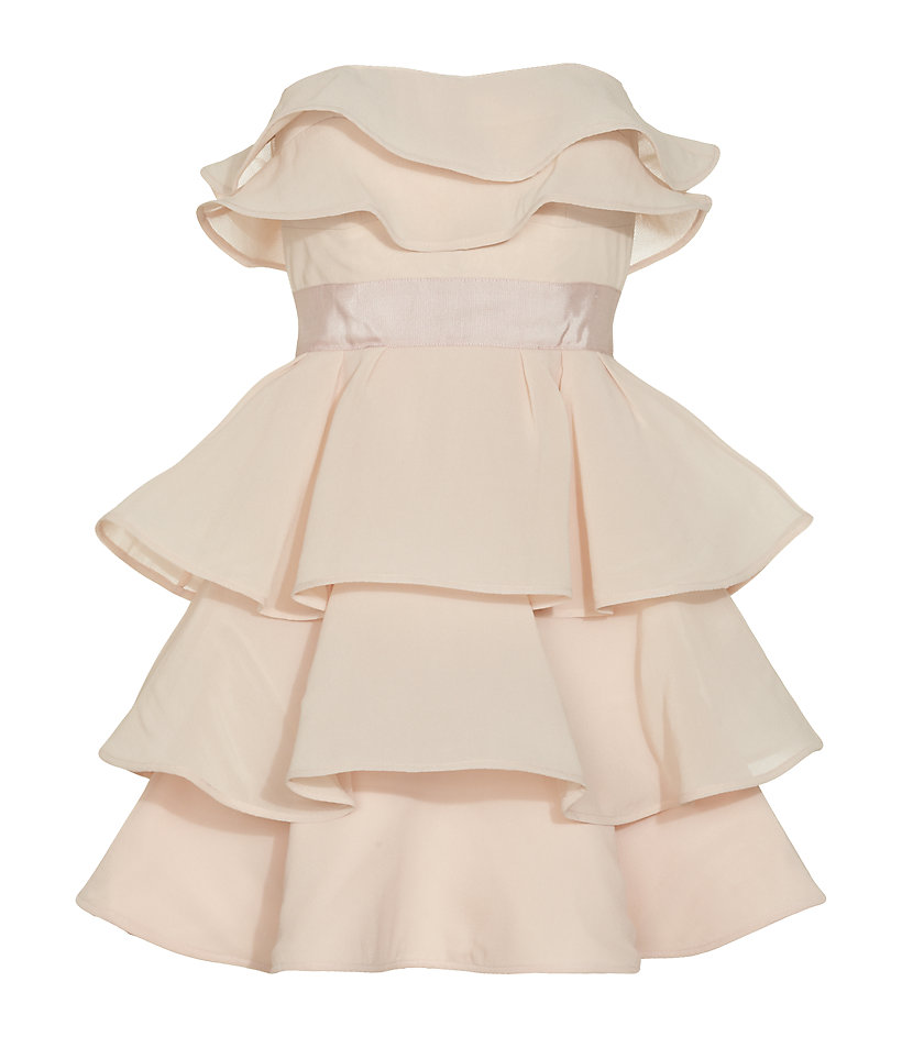 Ted baker pink ruffle dress Clearance