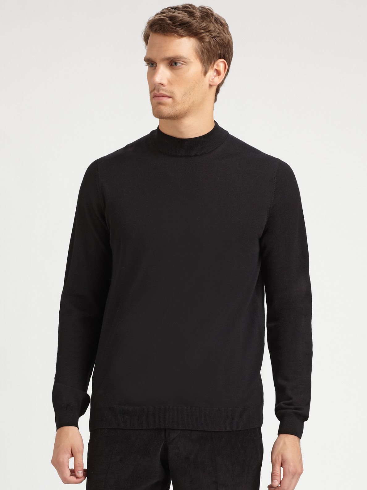 mens mock neck sweaters for sale