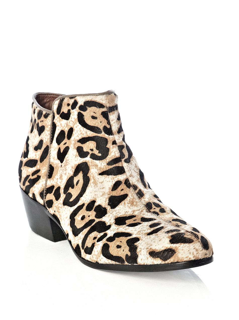 sam edelman leopard print booties