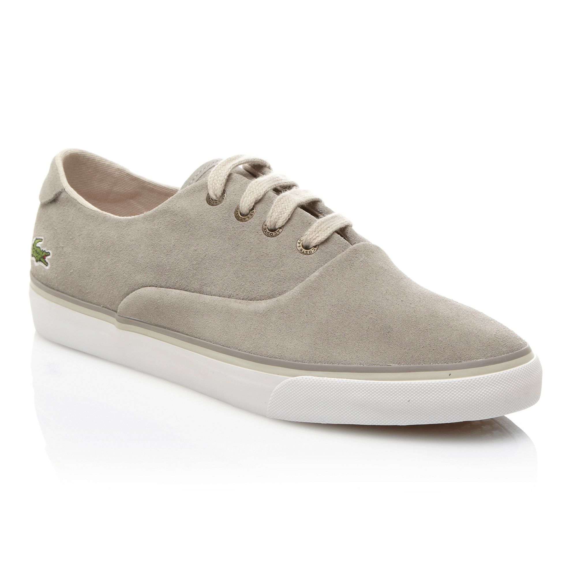lacoste mens grey trainers