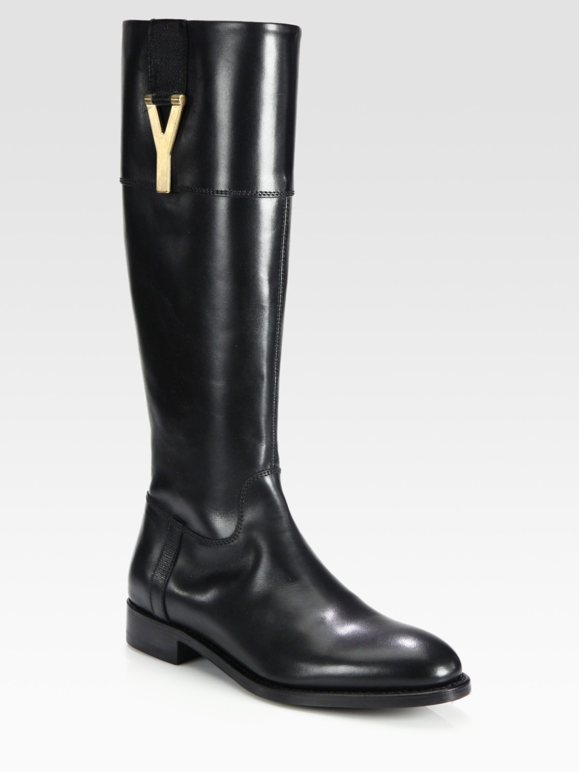 ysl tall boots