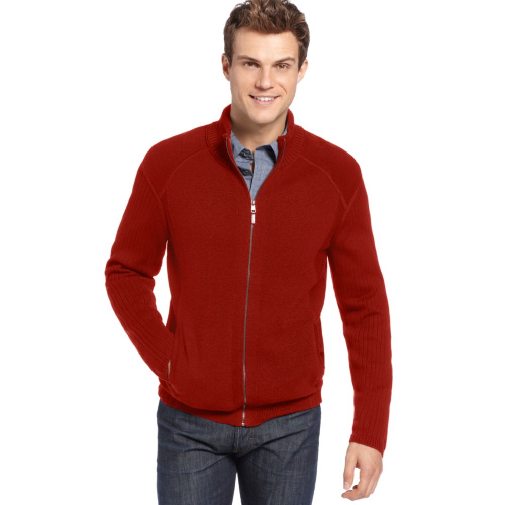 calvin klein zip jumper