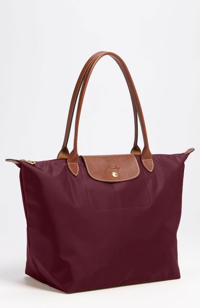 Longchamp Le Pliage Large Tote in Red (bordeaux) | Lyst