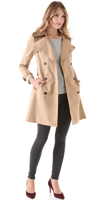 club monaco trench coat womens