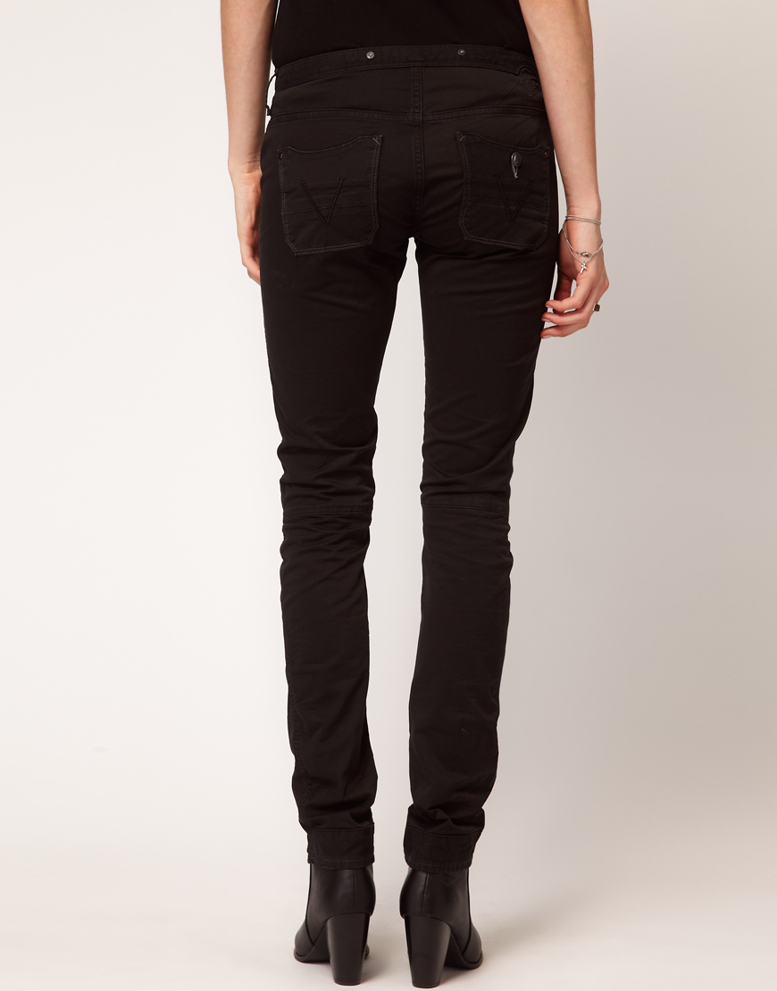 G-Star RAW Gstar Coated Motorcycle Jeans in Black - Lyst