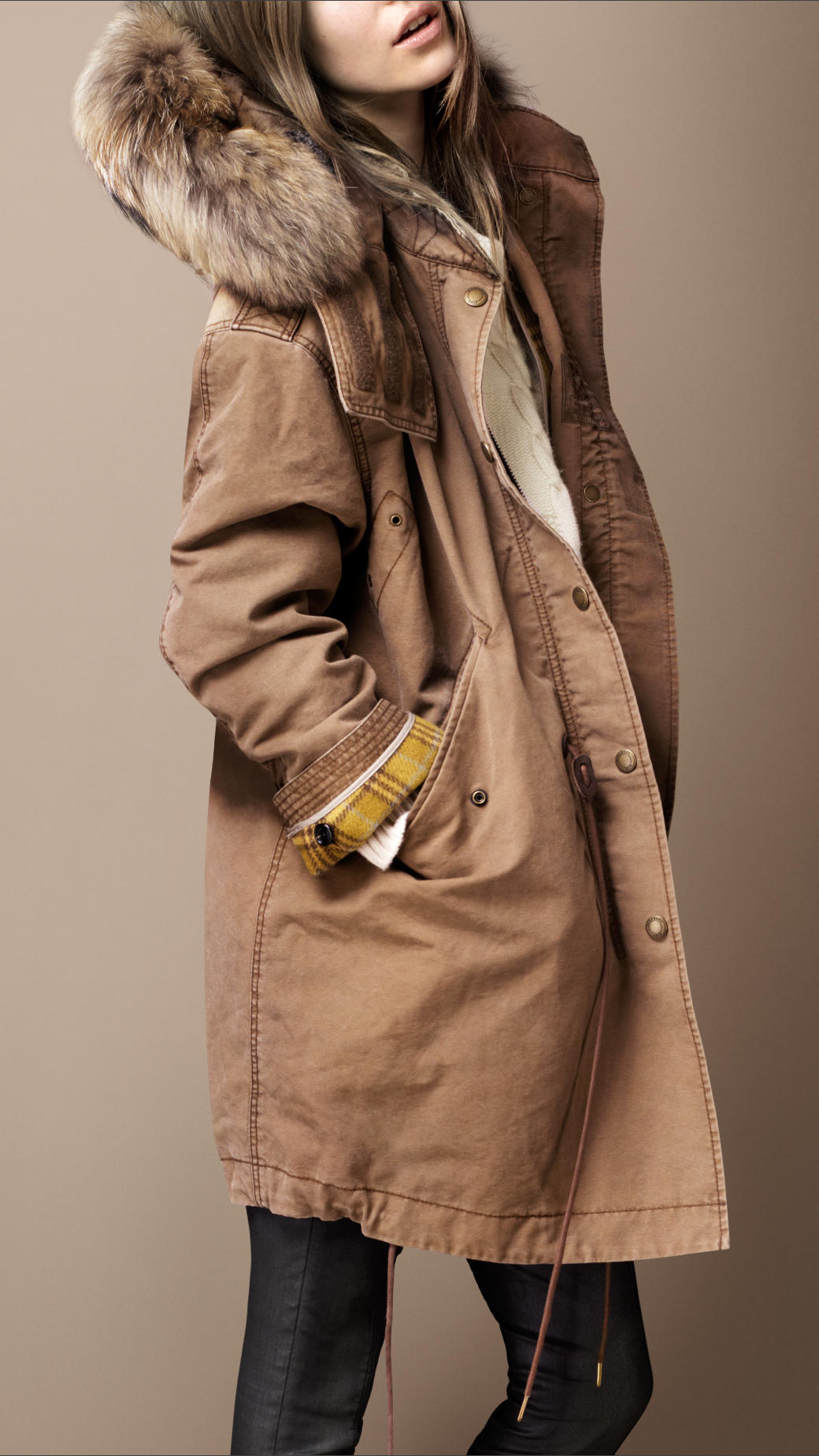 burberry parkas