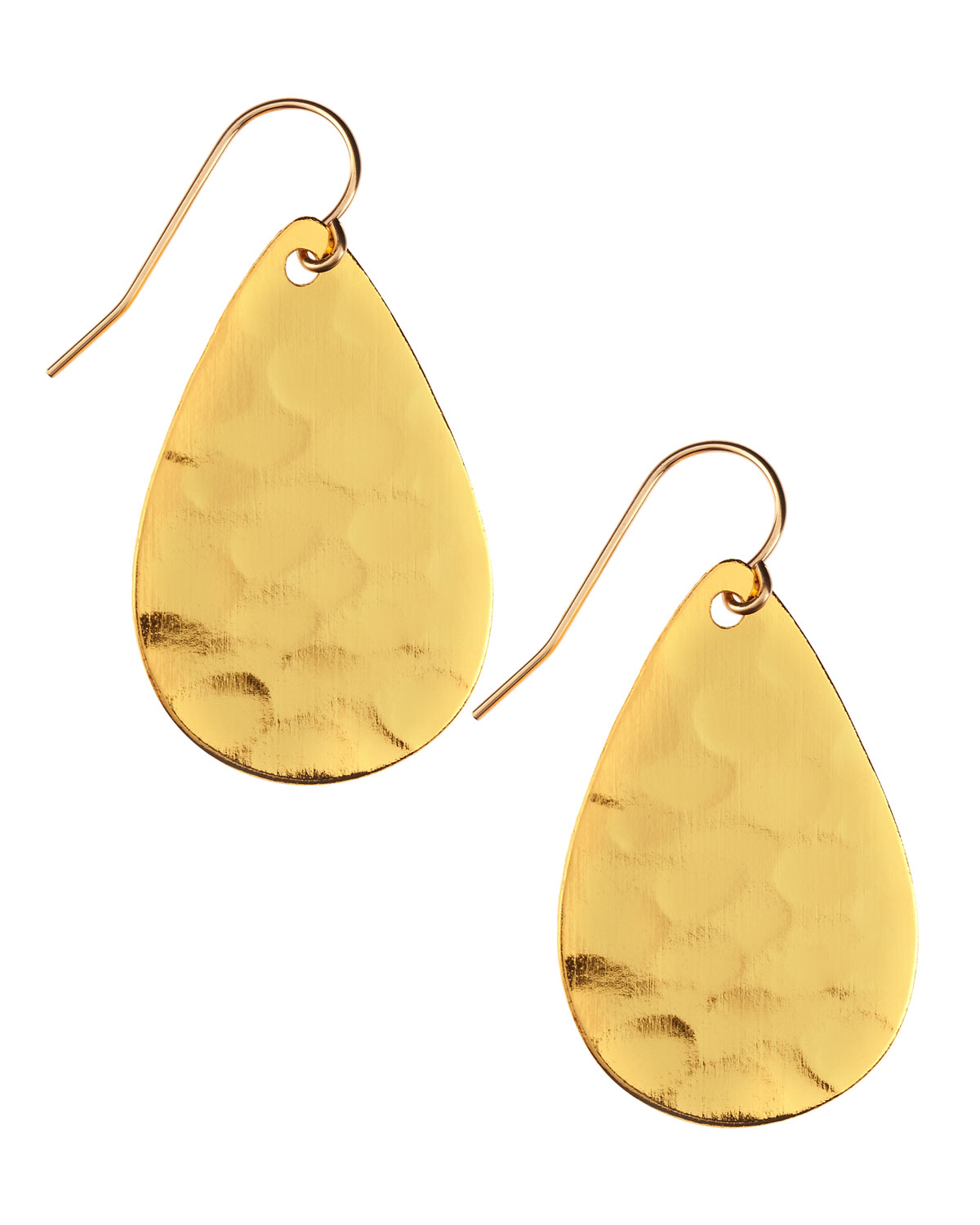 Gorjana Hammered Teardrop Earrings in Metallic Lyst