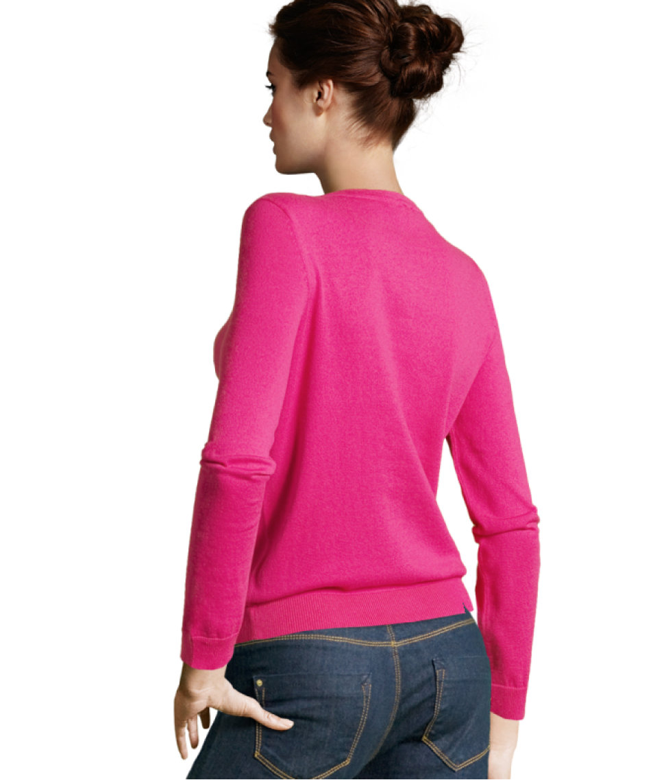 H&M Cardigan in Cerise (Pink) - Lyst