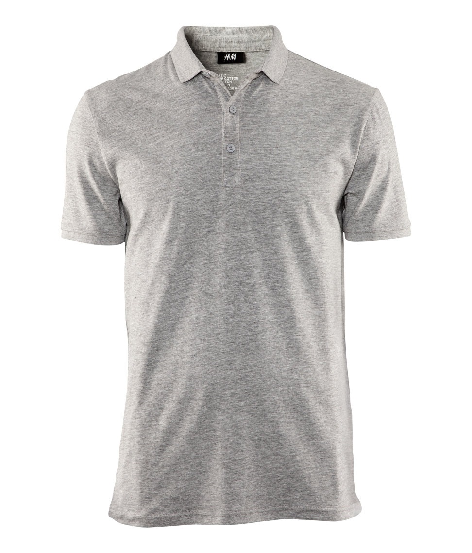 gray polo