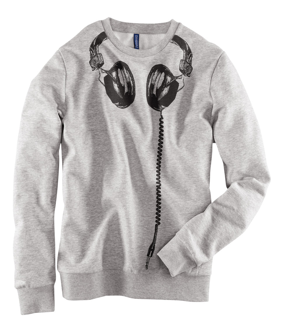 Lyst H  M  Sweatshirt  in Gray for Men