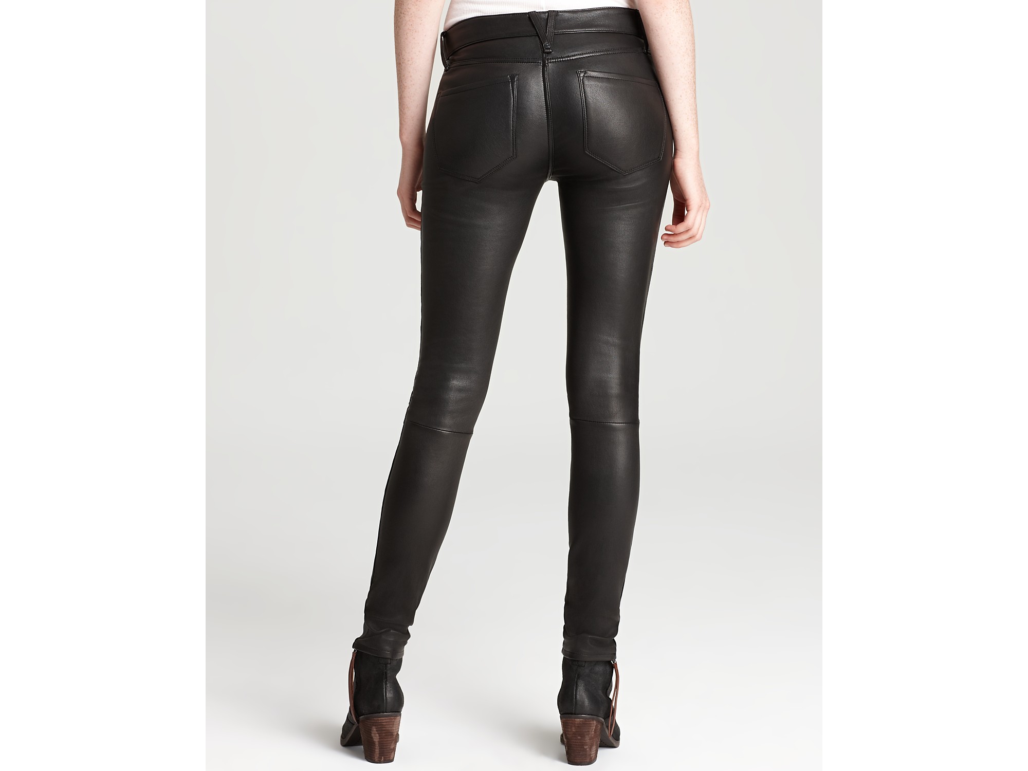 Marc By Marc Jacobs Leather Leggings in Black - Lyst