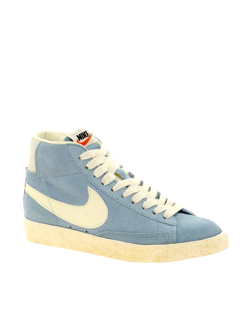 nike blazer light blue