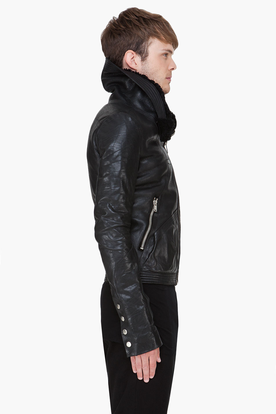 rick owens shearling men