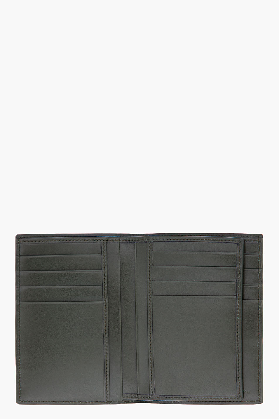 Saint laurent Olive Ostrich Leather Wallet in Green for Men (olive ...  