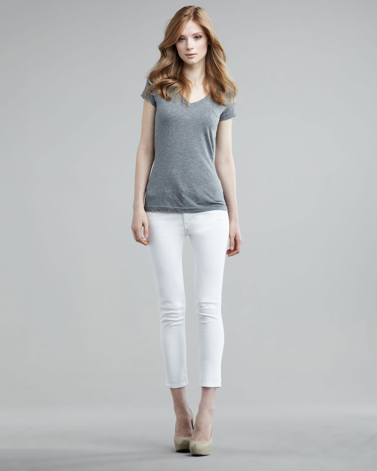 mother jeans white