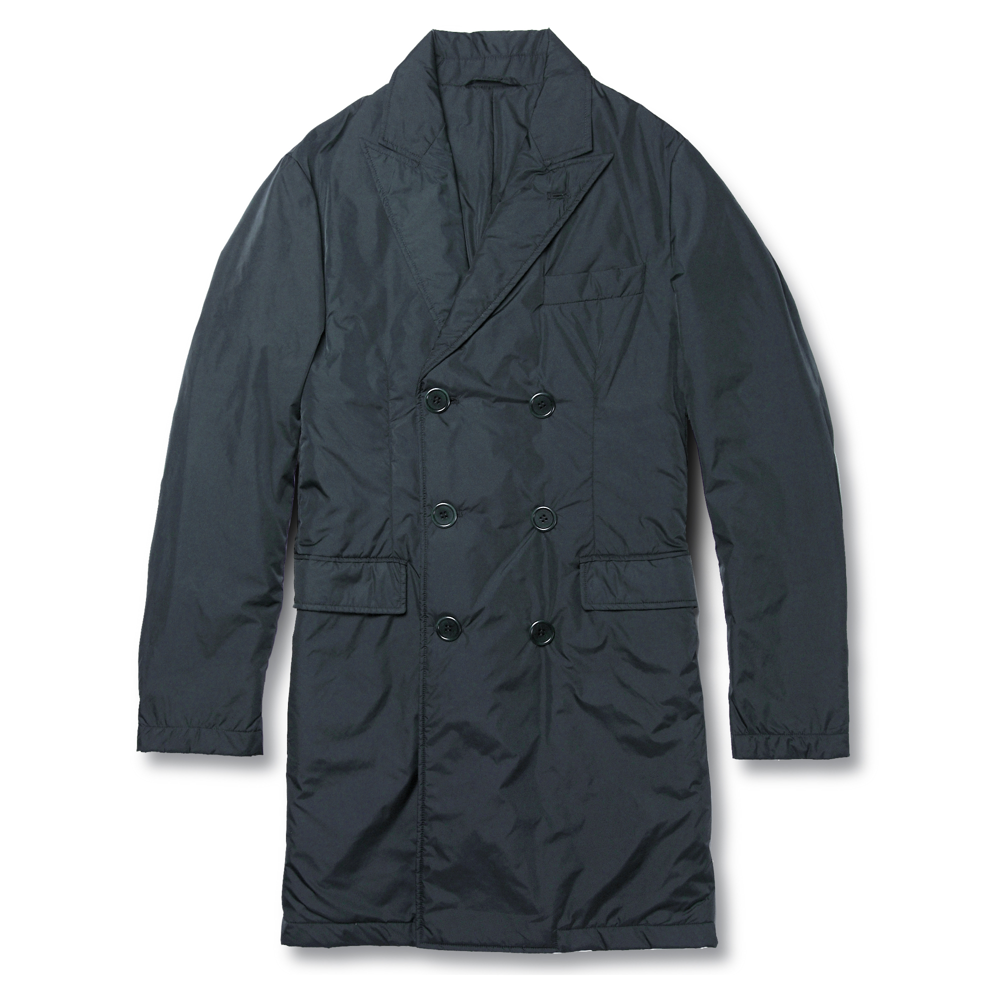Aspesi Doppia Vita Moderna Nylon Trench In Blue For Men Lyst