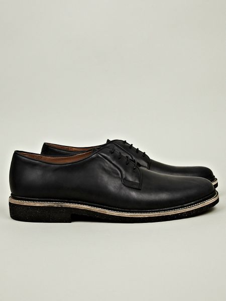A.p.c. Apc Crepe Soled Derby Shoe in Black for Men | Lyst