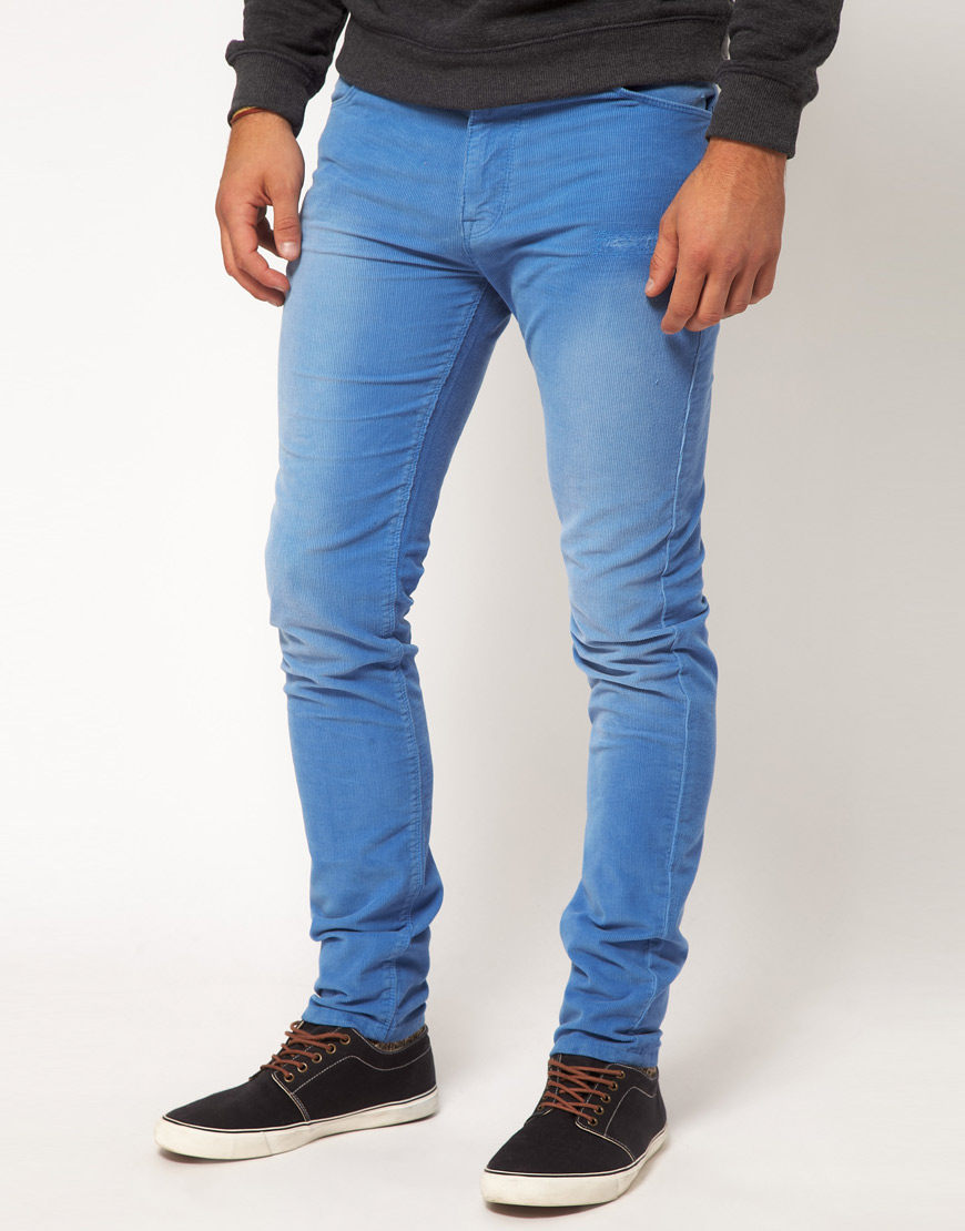 cord skinny trousers