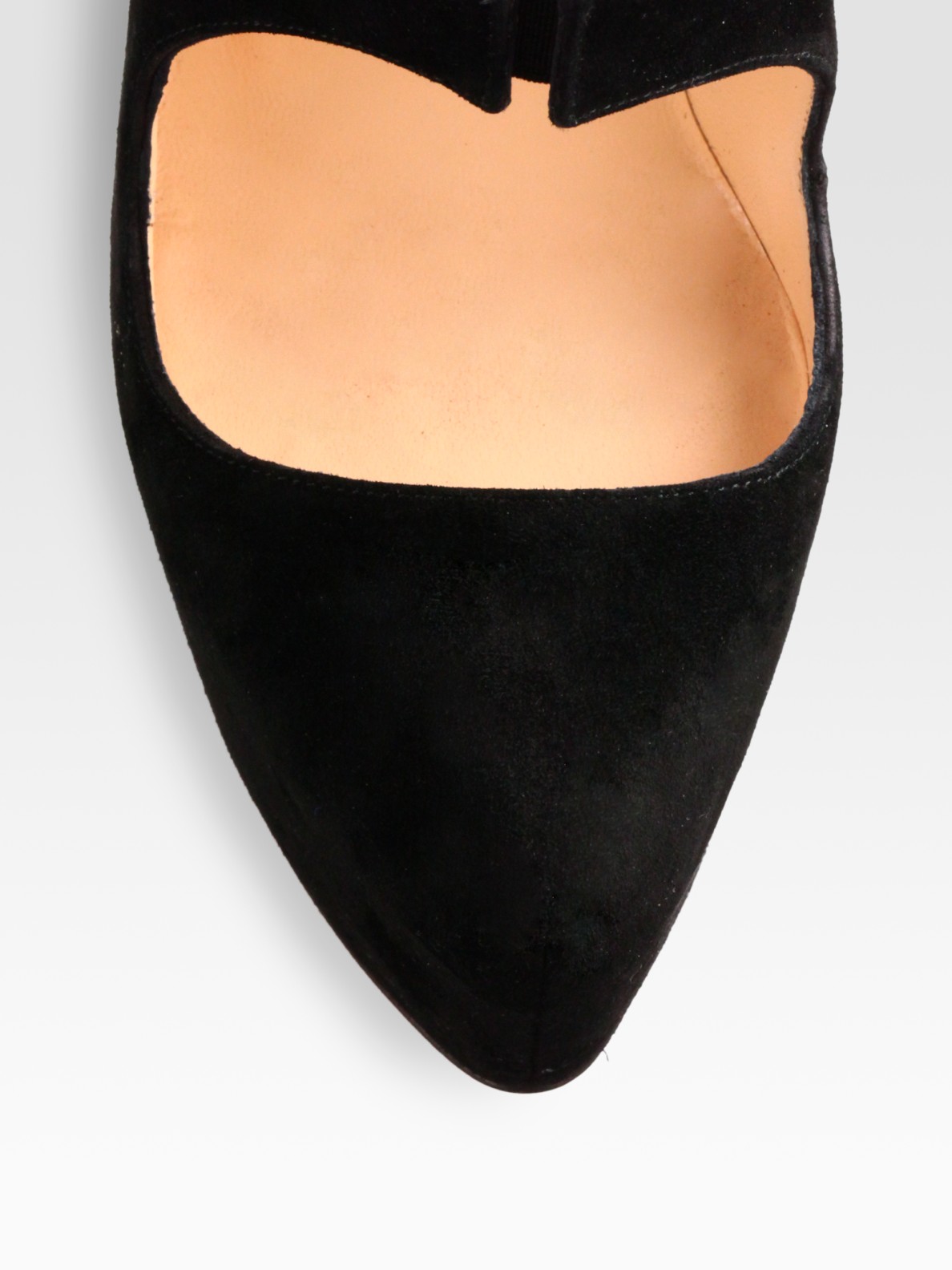 knock off mens shoes - Christian louboutin Maillot Suede Mary Jane Platform Pumps in ...
