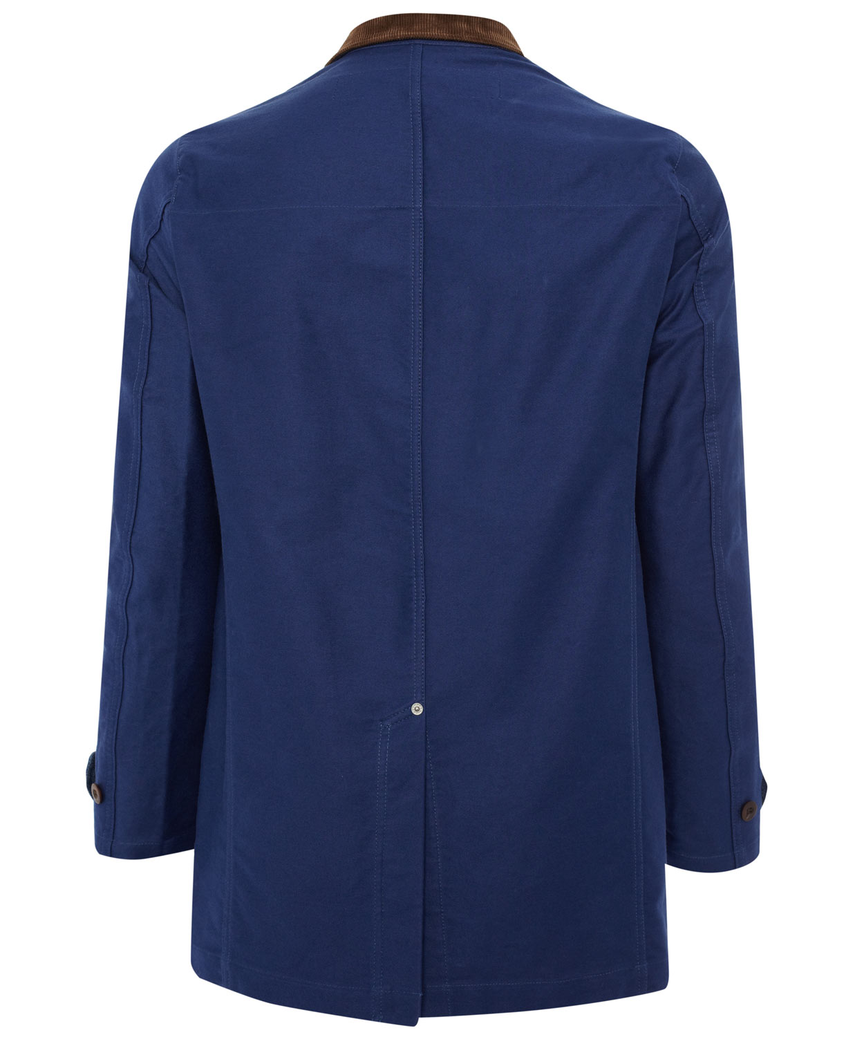 Lyst - Junya Watanabe Blue Canvas Cord Collar Jacket in Blue for Men
