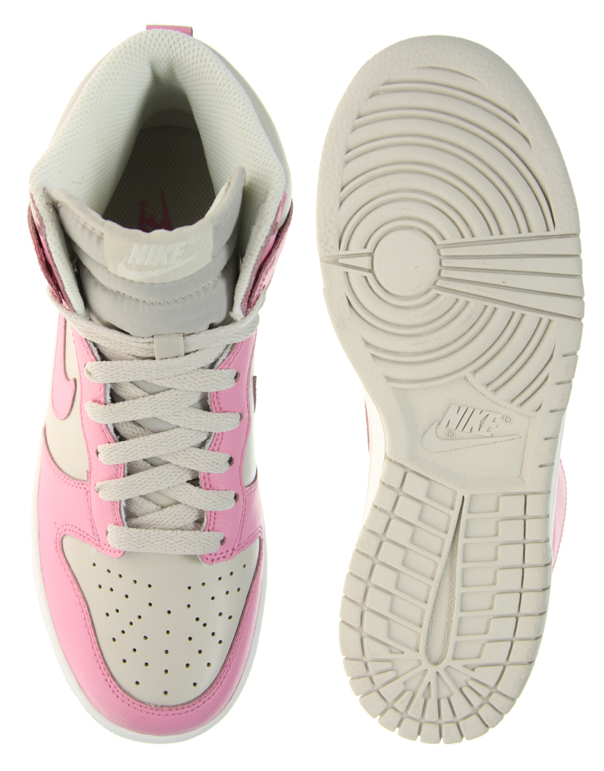 Nike Dunk 08 High Top Sneakers in Pink | Lyst