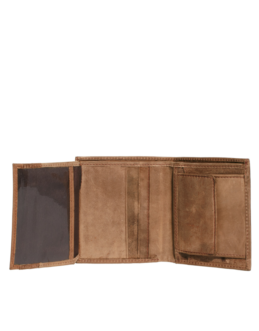 RIVER ISLAND LEATHER TAN HOLD OUT CARD HOLDER RRP £10**NEW FREE P&P** 