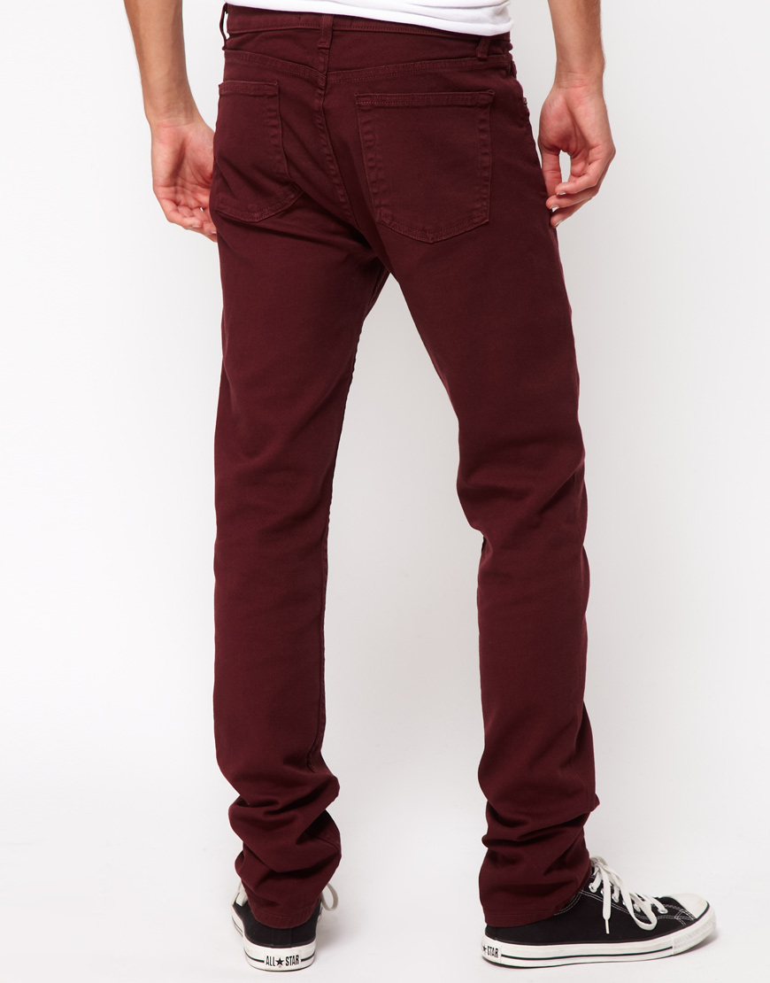 Lyst - American Apparel Slim Slack Jeans in Brown for Men