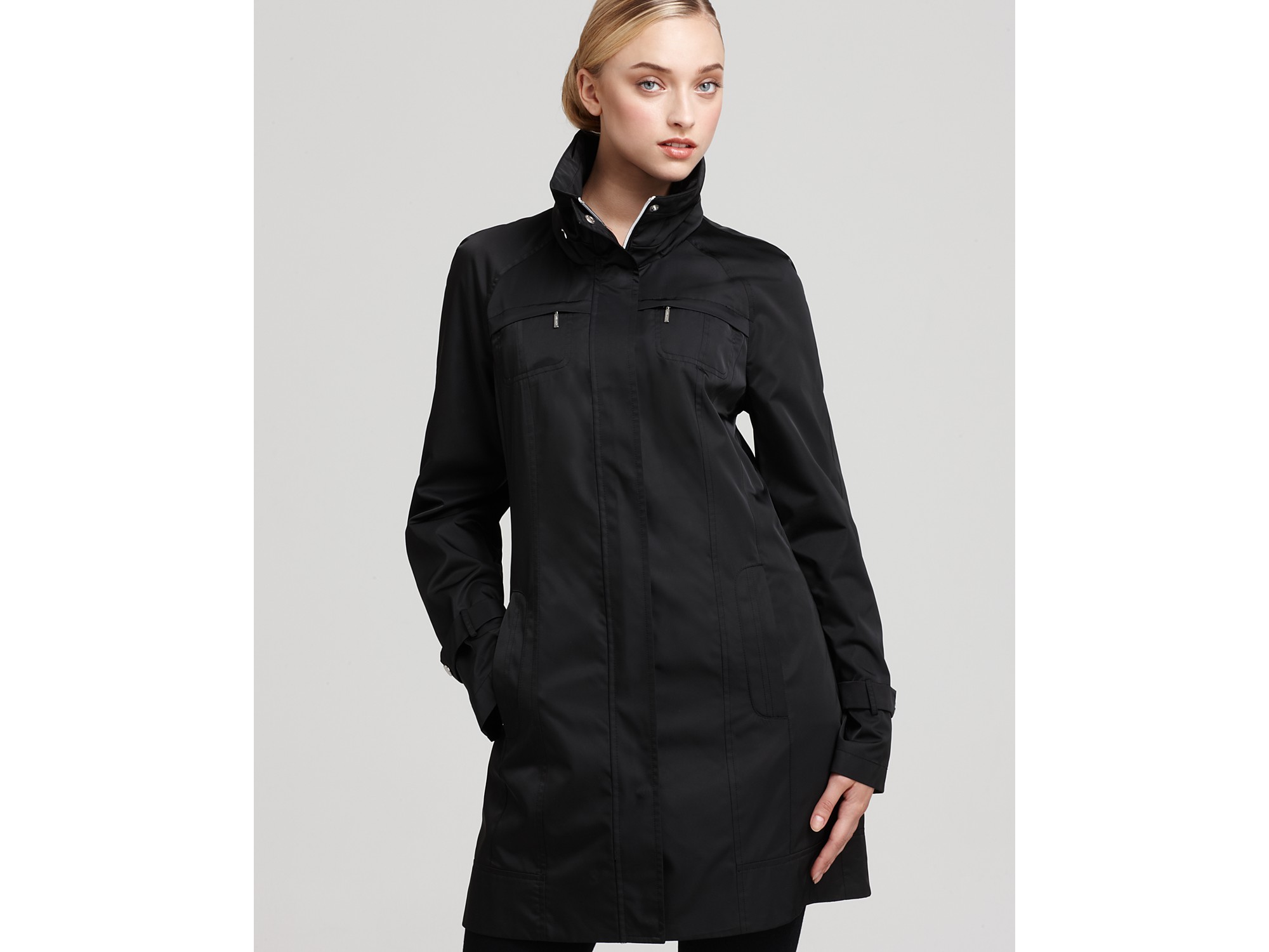 calvin klein packable raincoat