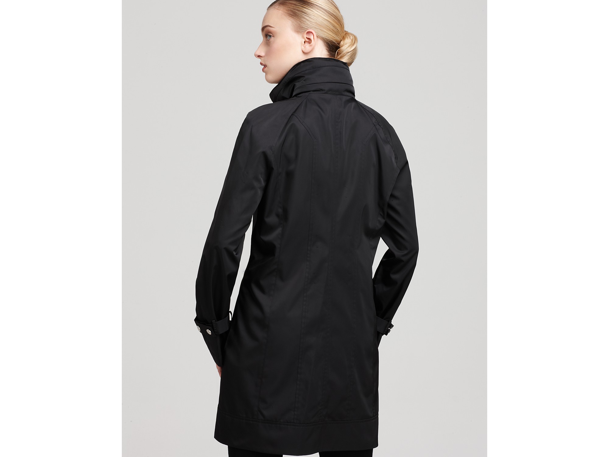 calvin klein packable rain jacket